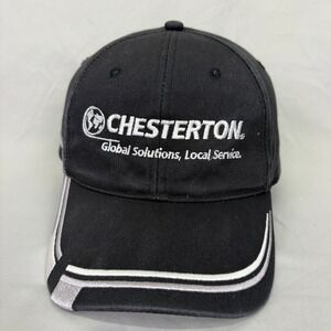 Legend Chesterton Baseball Cap Hat Unisex OSFM Black Embroidered Logo
